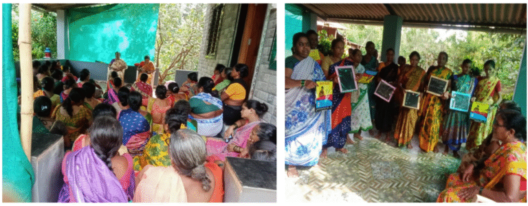 उमेद मार्फत महिलांसाठी आयोजित कार्यक्रमामध्ये विशेष अतिथी म्हणून सुनिता माईन यांची उपस्थिती”